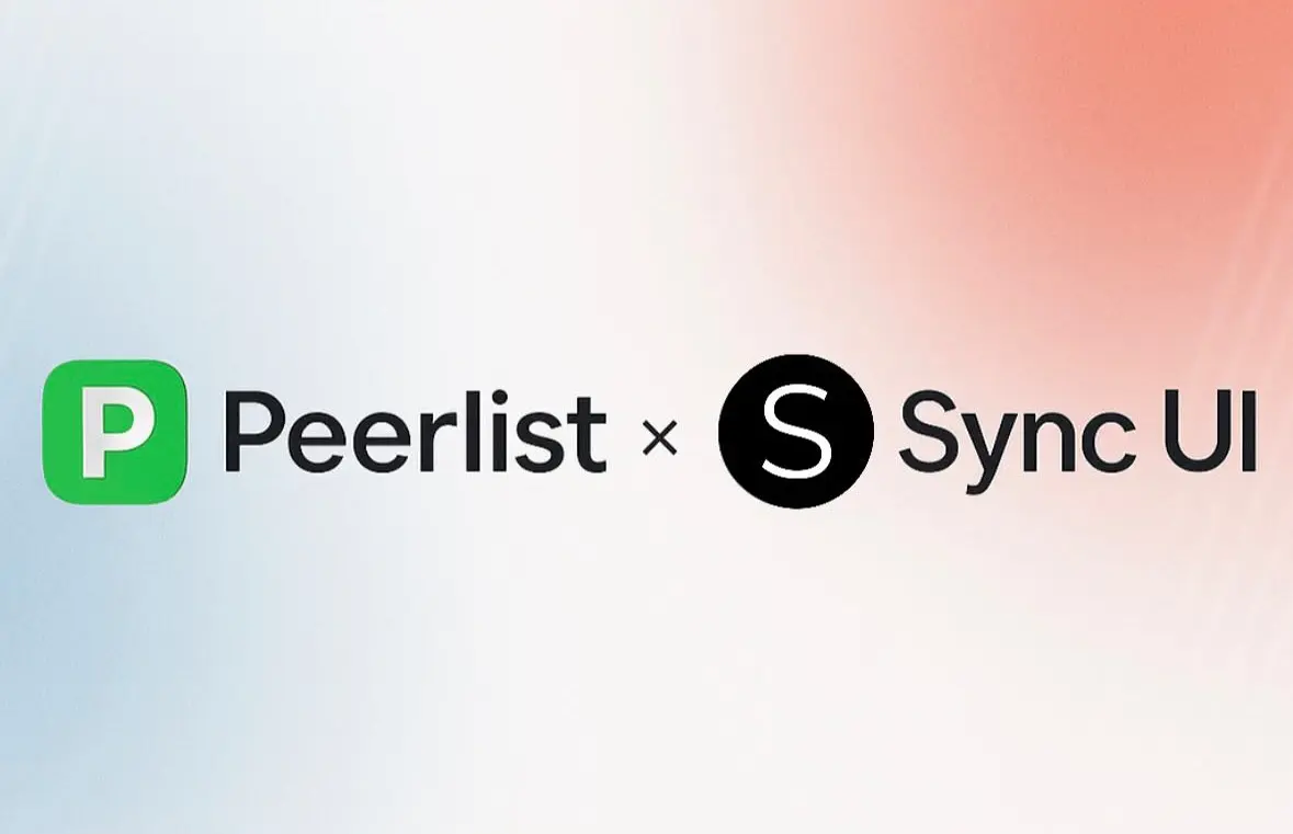 ๐ A Week of Sync UI on Peerlist: From Idea to Top 3 Project ๐