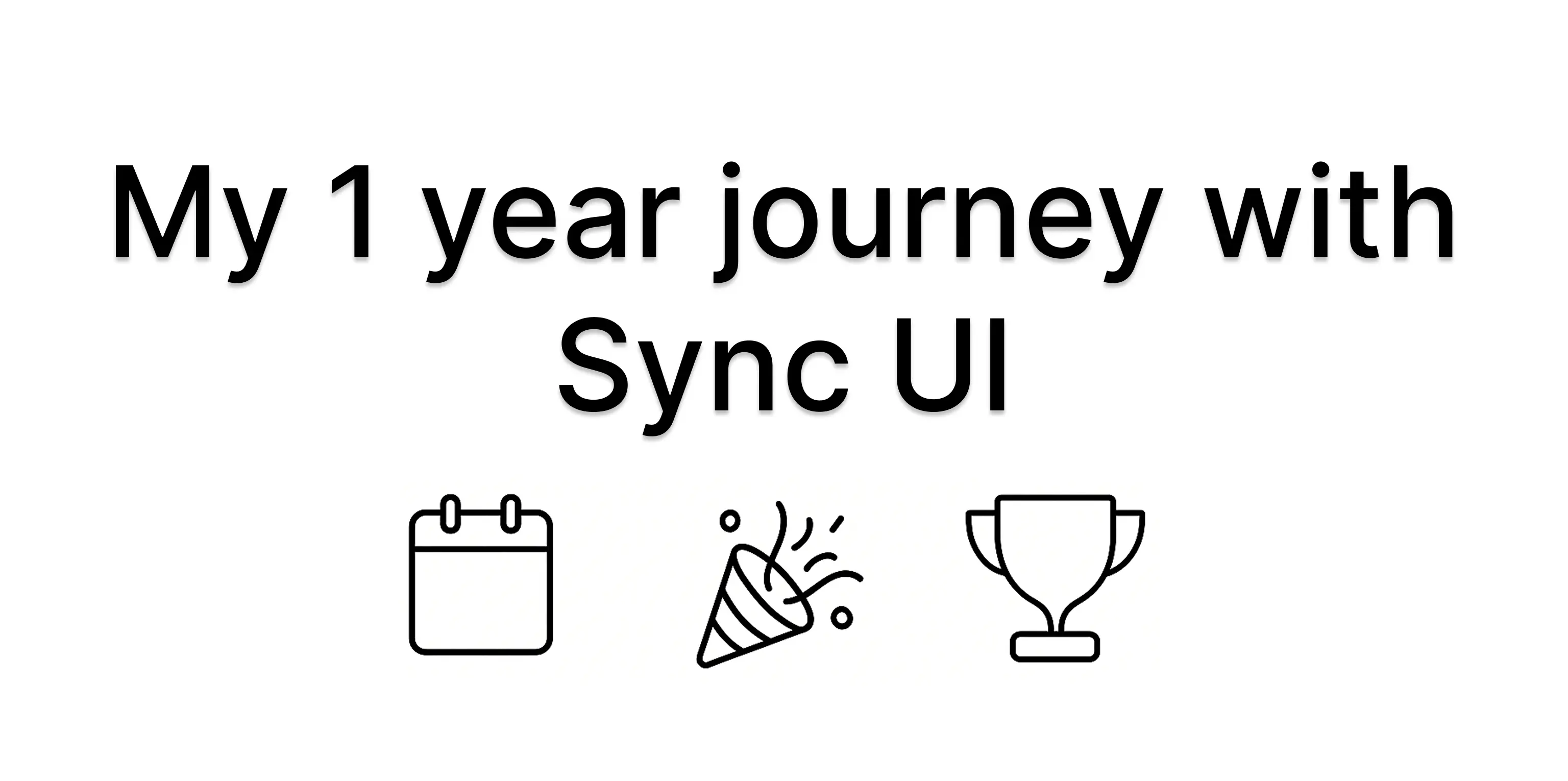 My Sync UI Journey: From Navratri 2024 to Navratri 2025 ๐